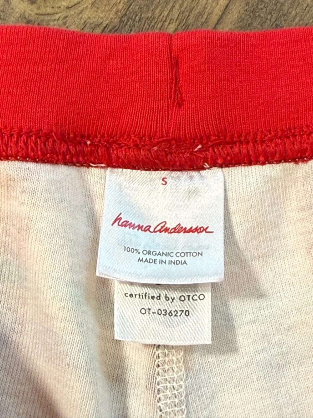 Hanna Andersson Adult‎ Small Christmas Plaid Organic Cotton Pajama Set
